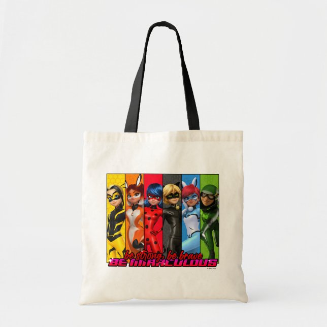 Tote Bag Soyez Fort, Soyez Courageux, Soyez Miraculeux (Devant)