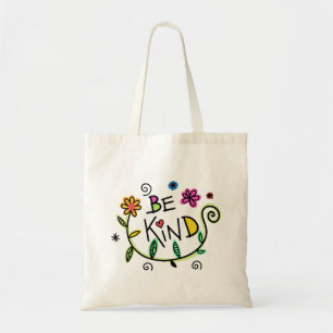 Tote Bag Soyez gentil Citer Mignonne Typographie