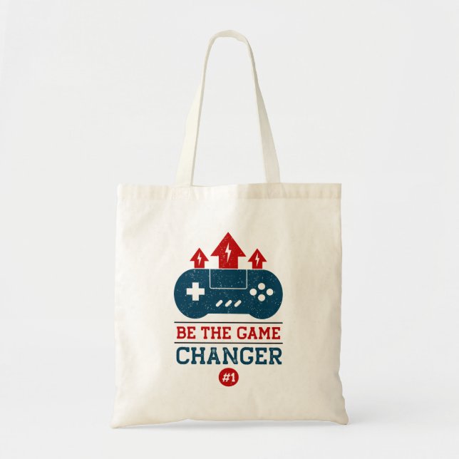 Tote Bag Soyez le changeur de jeu #1 Jeu (Devant)