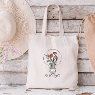 Tote Bag Soyez Le Fleur sauvage Léger