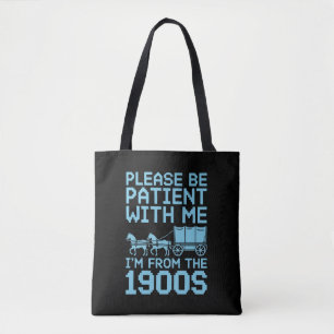 Tote Bag Soyez patient avec moi, je viens de l'humour des a
