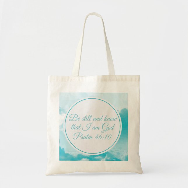 Tote Bag Soyez toujours et sachez que je suis Dieu Jolie Bi (Devant)