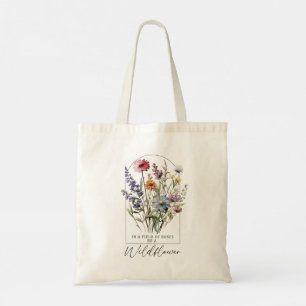 Tote Bag Soyez un Bohème romantique Fleur sauvage Bohème Fl