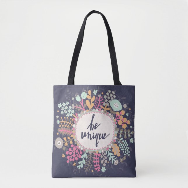 Tote Bag Soyez unique (Devant)