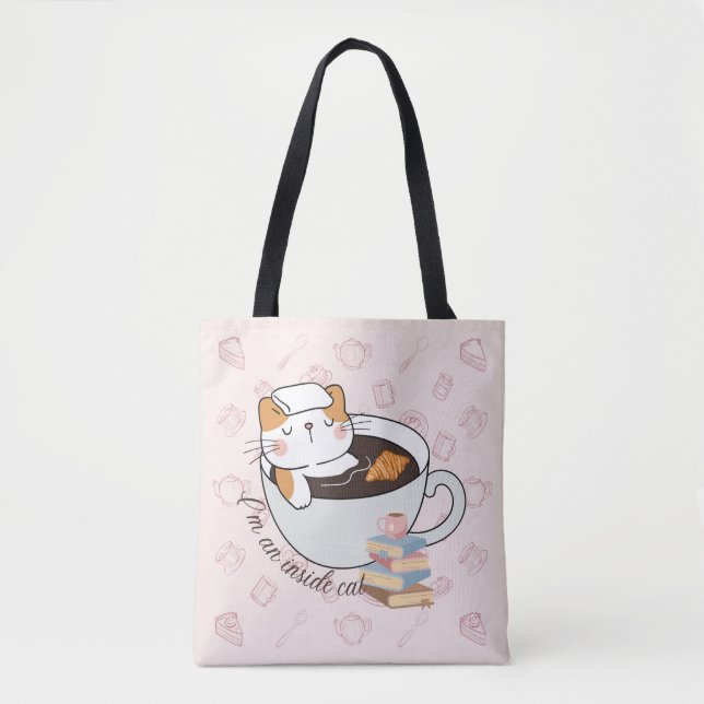 Tote Bag Spa de chat intérieur (Devant)