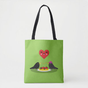 Tote Bag Spaghetti Meatballs Date romantique