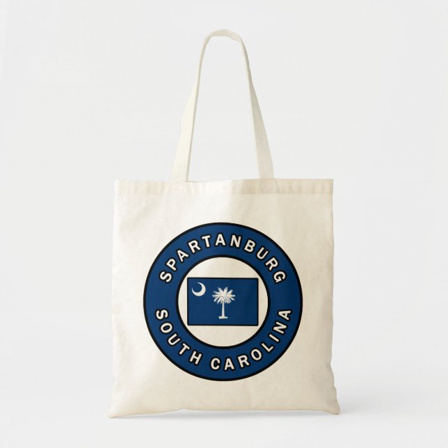 Tote Bag Spartanburg Caroline du Sud (Devant)