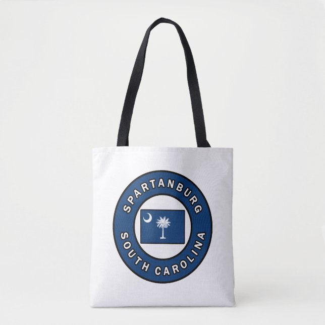 Tote Bag Spartanburg Caroline du Sud (Devant)