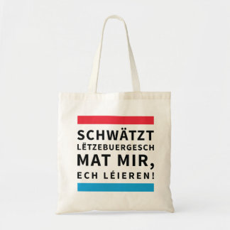 Tote Bag Speak Luxembourgish bag