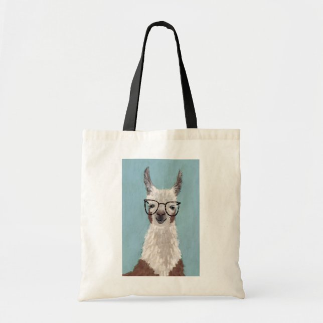 Tote Bag Spécifications Llama - Lunettes surdimensionnées (Devant)