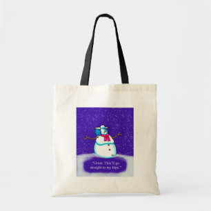 Tote Bag Spectacles amusants Diet de vacances Diet Femme de