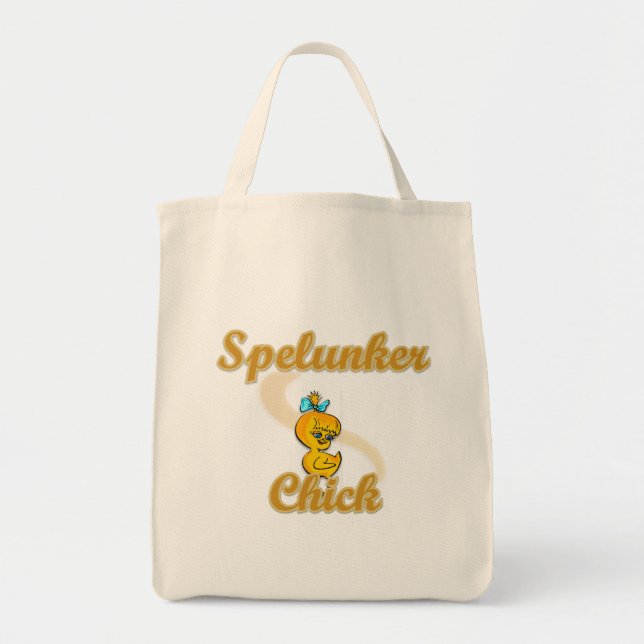 Tote Bag Spelunker Chick (Devant)