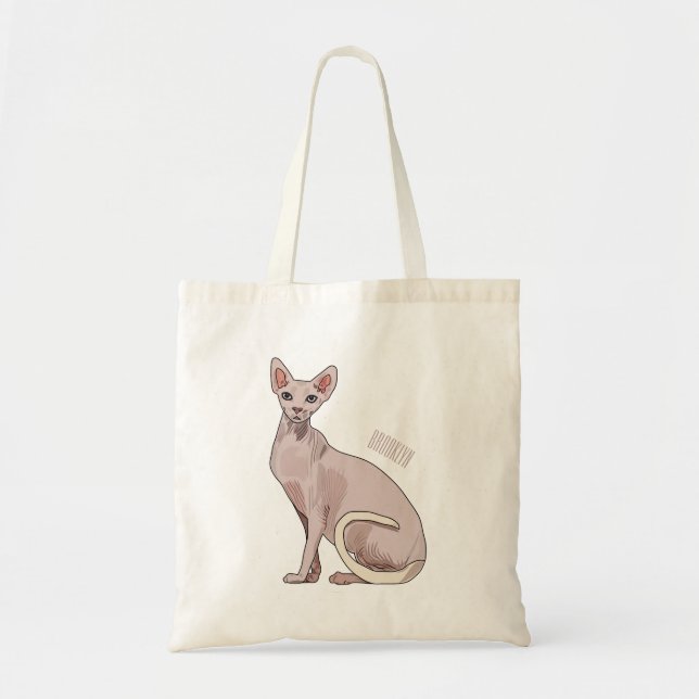 Tote Bag Sphynx cat (Devant)