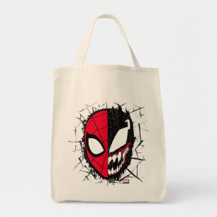 Tote Bag Spider-Man Double araignée et venin face