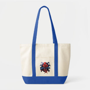 Tote Bag Spider-Man Sortant De Spider Graphic