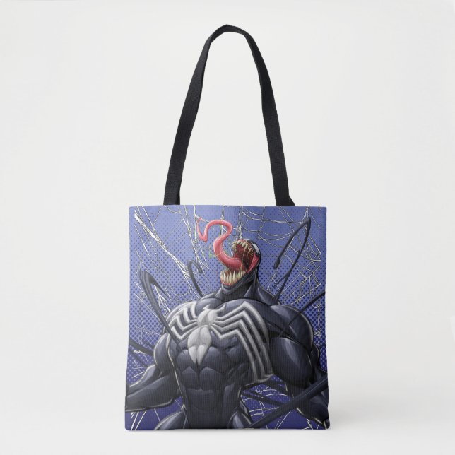 Tote Bag Spider-Man | Symbiote de venin se détachant (Devant)