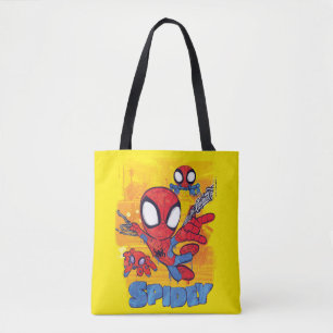 Tote Bag Spidey and TRACE-E Spidey Swing City Sketch