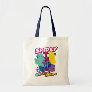 Tote Bag Spidey et ses amis incroyables Collage de couleurs