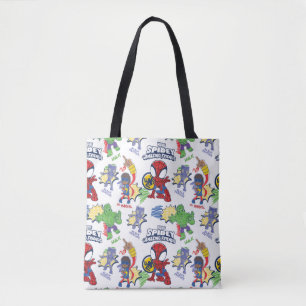 Tote Bag Spidey et ses amis incroyables Graphique au crayon