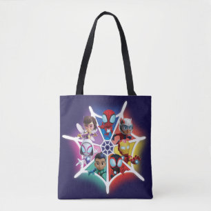 Tote Bag Spidey et ses amis incroyables Graphique de toile 