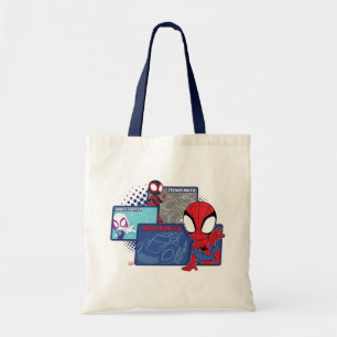 Tote Bag Spidey Team Racing Cars
