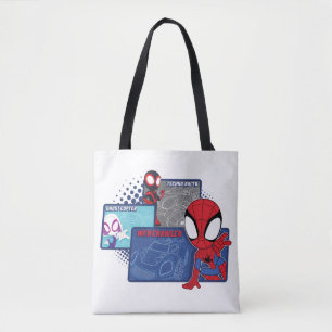 Tote Bag Spidey Team Racing Cars