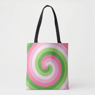 Tote Bag Spirale de pique-nique printanier