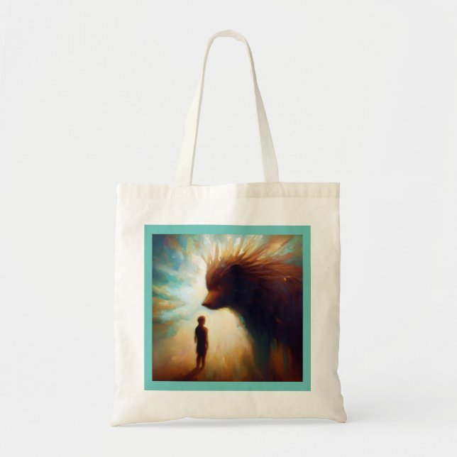 Tote Bag Spirit Animal Porcupine 2 (Devant)