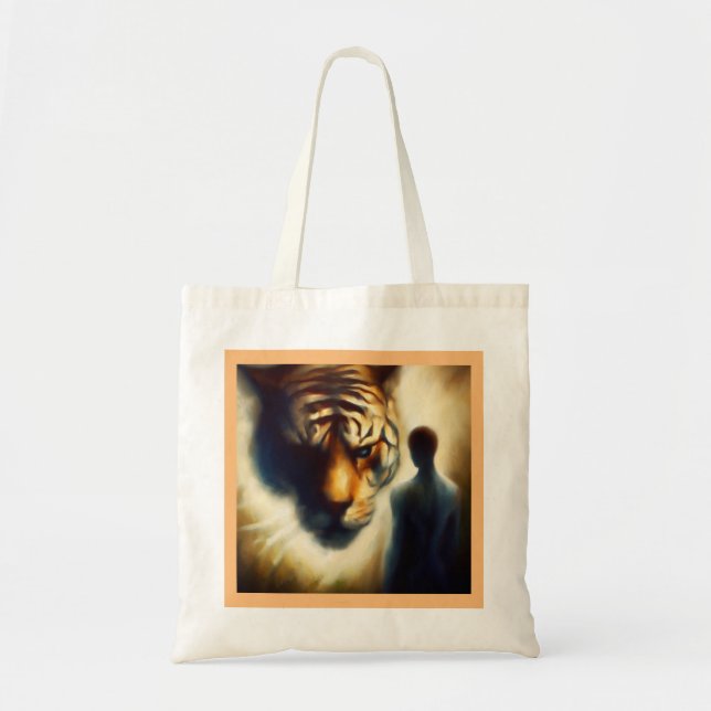 Tote Bag Spirit Animal Tiger 1 (Devant)