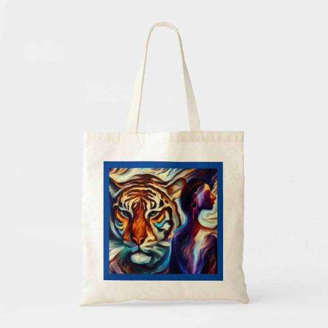 Tote Bag Spirit Animal Tiger 3 (Devant)