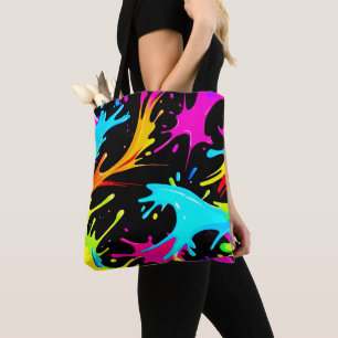 Tote Bag Splash couleur : Art Abstrait