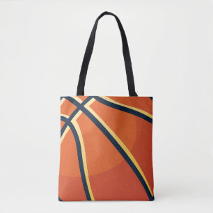 Tote Bag Sports Orange Basket-ball