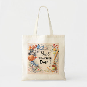 Tote Bag Sports Teacher Thank You Gift End of School Year