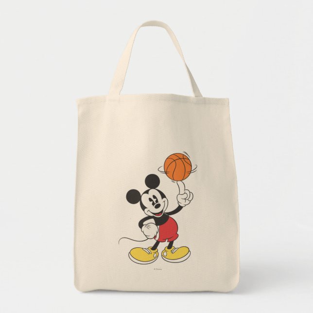Tote Bag Sporty Mickey | Basket-ball à rotation (Devant)