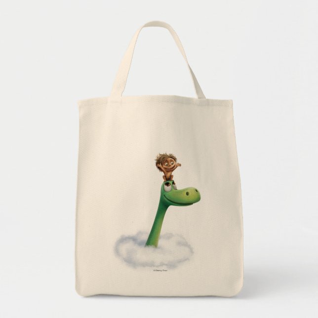 Tote Bag Spot Et Arlo Tête Dans Les Nuages (Devant)