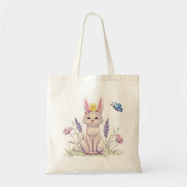Tote Bag Spring cat bag (Devant)