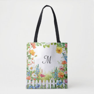 Tote Bag Spring Fairy Garden Customized