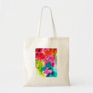 Tote Bag Spring Flowers watercolour abstract