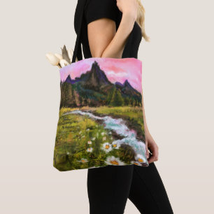 Tote Bag Spring Landscape - Flowering