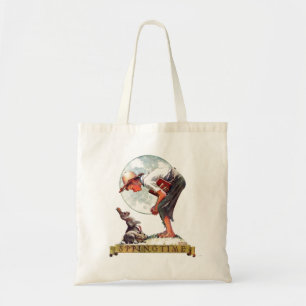 Tote Bag Springtime, garçon 1935 avec le lapin