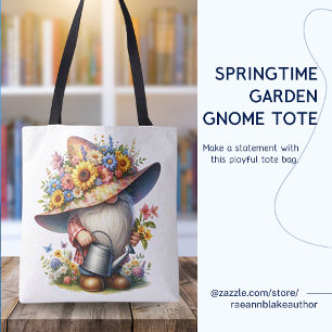 Tote Bag Springtime Garden Gnome Fourre-tout