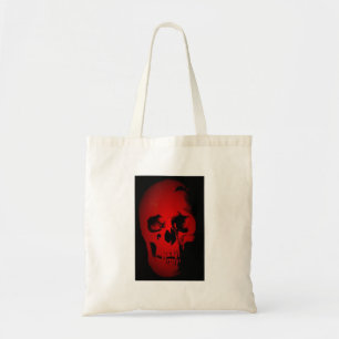 Tote Bag Squelette crâne rouge
