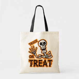 TOTE BAG SQUELETTE DE DES BONBONS OU UN SORT