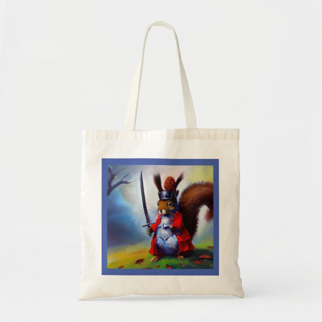 Tote Bag Squirrel Samurai (Devant)