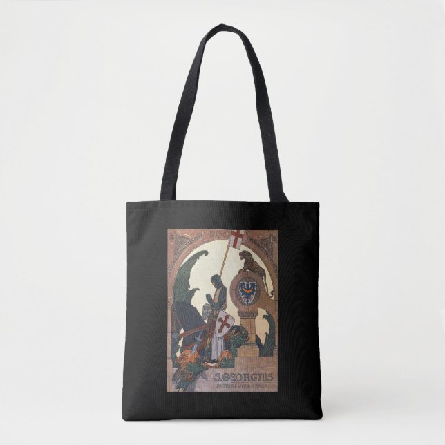 Tote Bag St George et le Dragon - Heinrich Lefler (Devant)