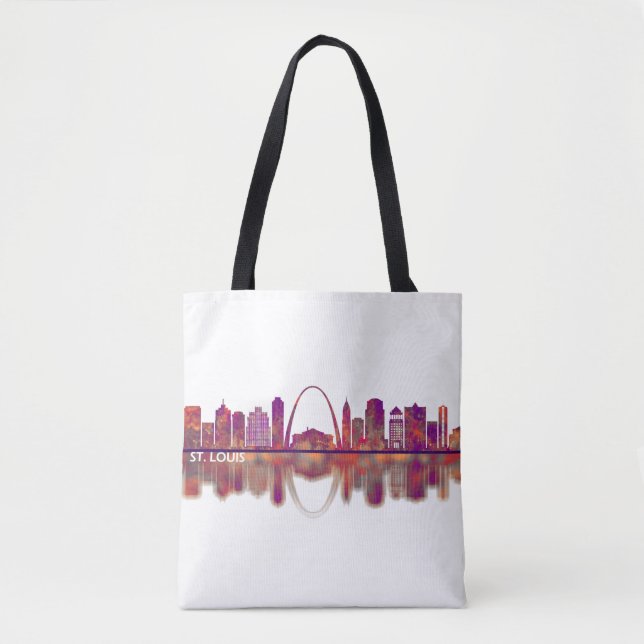 Tote Bag St. Louis Missouri Skyline (Devant)