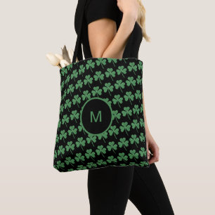 Tote Bag St. Patrick's Day Green Vine Shamrock Irish Party