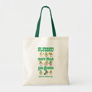 Tote Bag St Patrick's Day Irlandais Gnomes