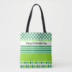 Tote Bag St. Patrick's Day raypes Fourre-tout