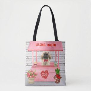 Tote Bag stand de baisers de la Saint-Valentin pour chien p
